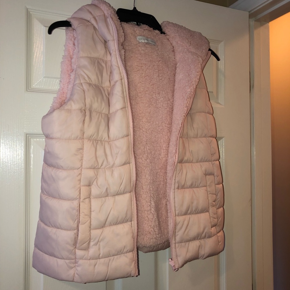 New York & Company fur vest
